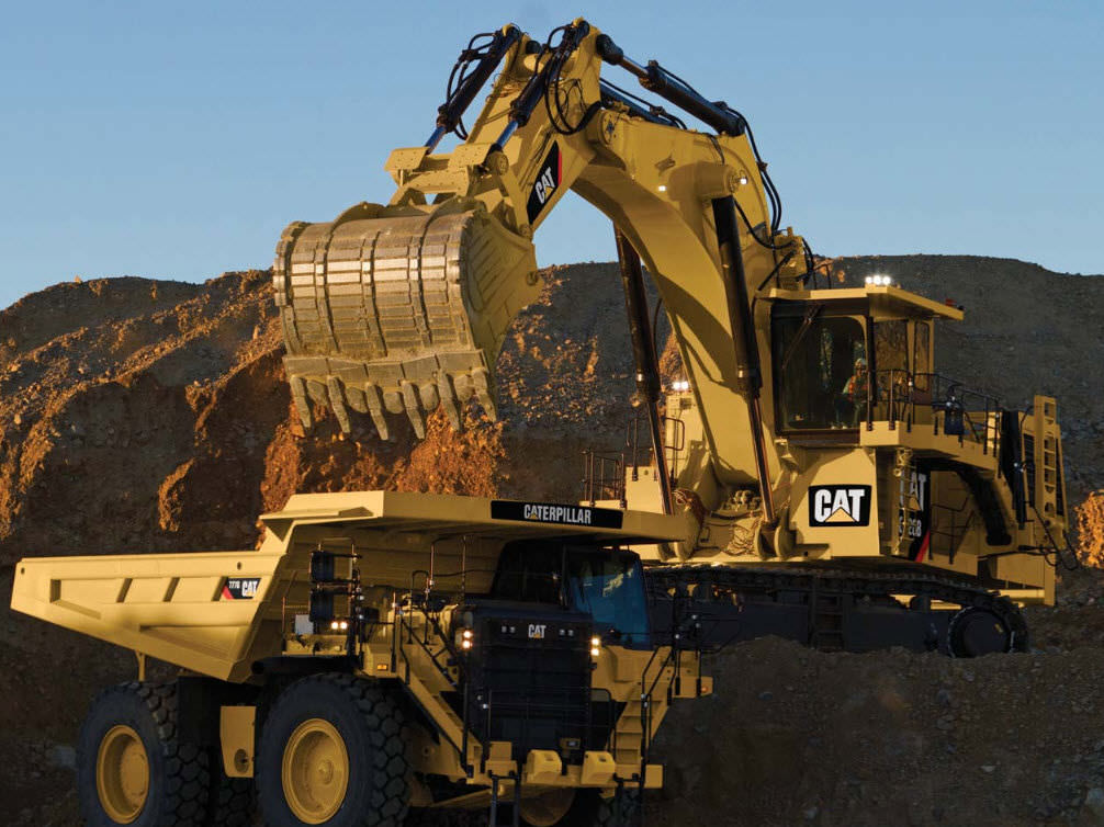 Retroexcavadora y Dumper
